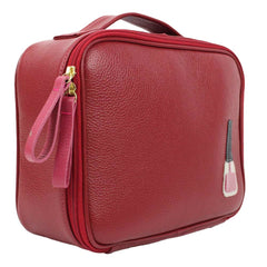 Necessaire Esmalte Vermelho Liso com Chiclete Pronta Entrega