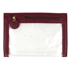Necessaire Fly Burgundy Liso Pronta Entrega