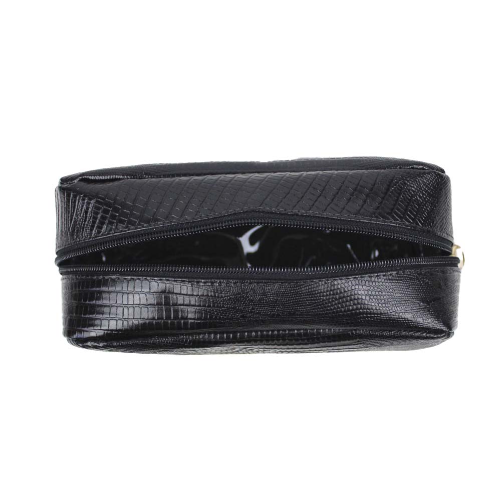 Necessaire Julie M Preto Paris com Off White Lesard Pronta Entrega