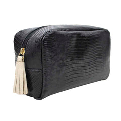 Necessaire Julie M Preto Paris com Off White Lesard Pronta Entrega