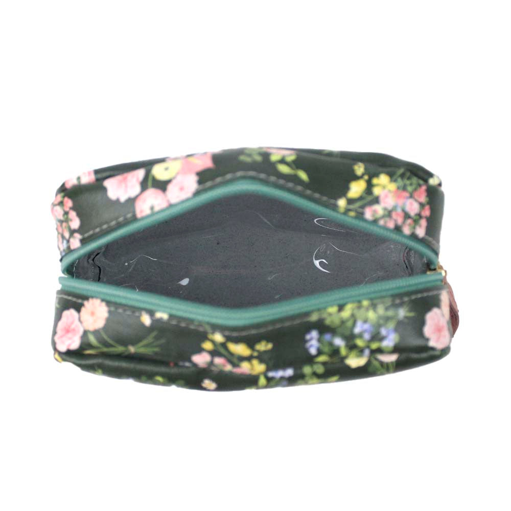 Necessaire Julie P Estampa Bouquet com Algodão Doce Liso Pronta Entrega