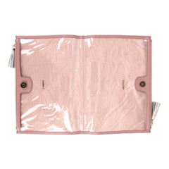 Necessaire Limpo/Usado Borboleta em Couro Personalizada