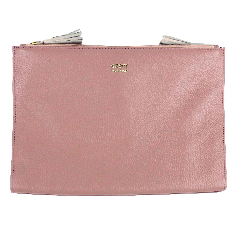 Necessaire Limpo/Usado Borboleta em Couro Personalizada