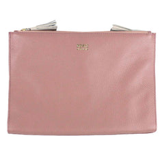 Necessaire Limpo/Usado Borboleta em Couro Personalizada