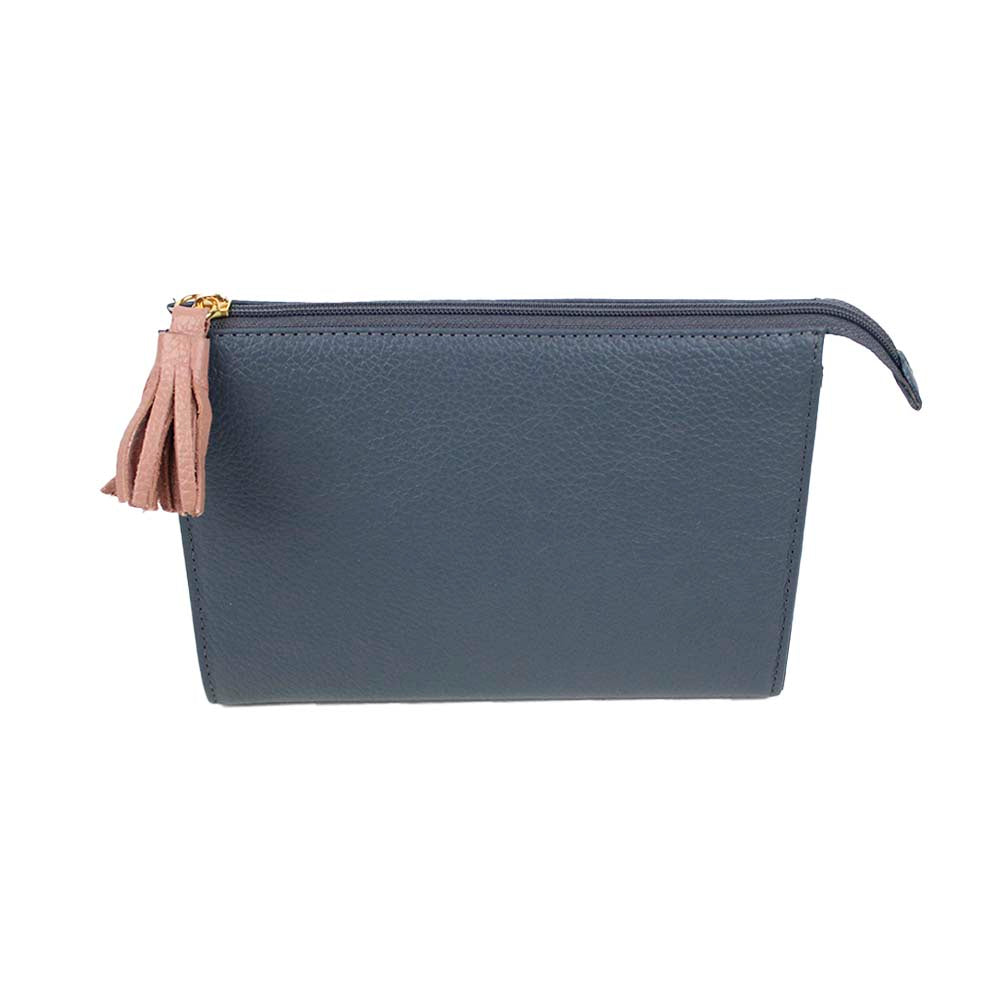 Necessaire Louise M Oceano com Algodão Doce Liso Pronta Entrega