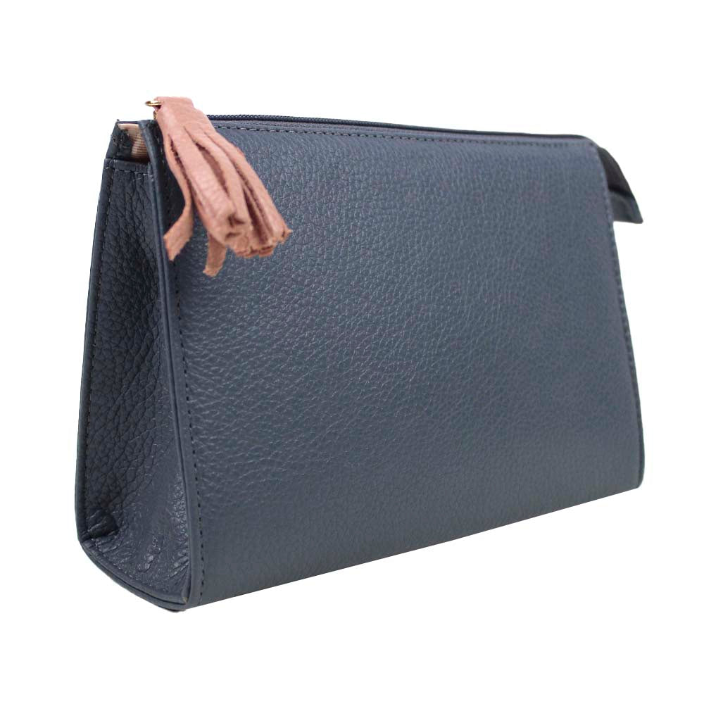 Necessaire Louise M Oceano com Algodão Doce Liso Pronta Entrega