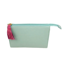 Necessaire Louise P Menta Liso com Fúcsia Liso Pronta Entrega