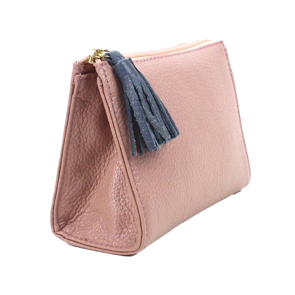 Necessaire Louise P Algodão Doce Liso com Oceano Pronta Entrega