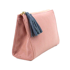 Necessaire Louise P Algodão Doce Liso com Oceano Pronta Entrega