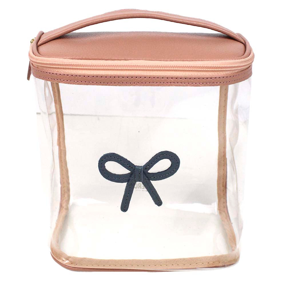 Necessaire Mami Laço Rococó Algodão Doce Liso com Oceano Pronta Entrega