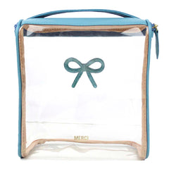 Necessaire Mami Laço Rococó Aqua Lesard Pronta Entrega