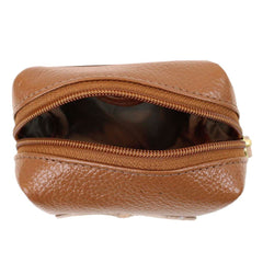 Necessaire Mami Mini Laço Rococó Caramelo Liso com Rose Liso Pronta Entrega