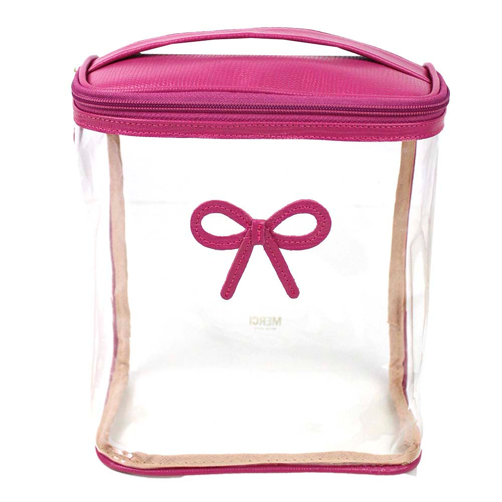 Necessaire Mami Laço Rococó Pink Lesard Pronta Entrega