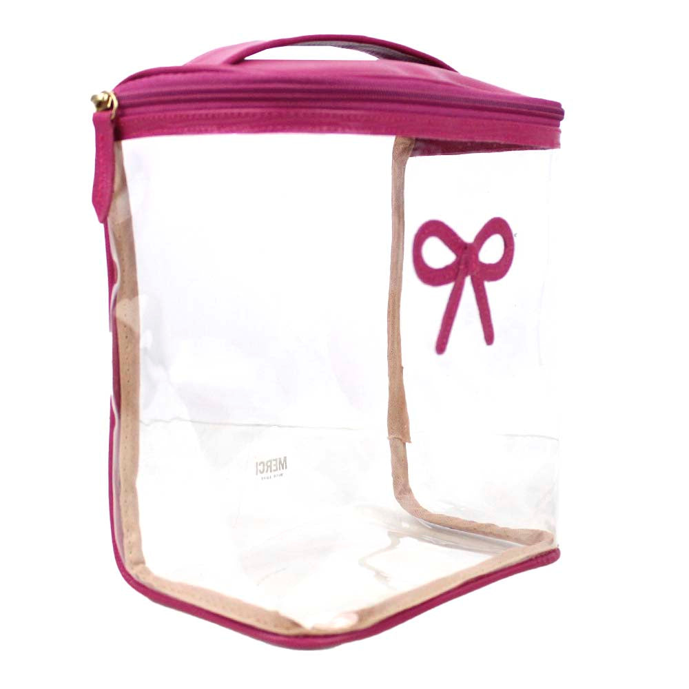 Necessaire Mami Laço Rococó Pink Lesard Pronta Entrega