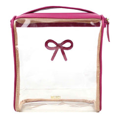 Necessaire Mami Laço Rococó Pink Lesard Pronta Entrega