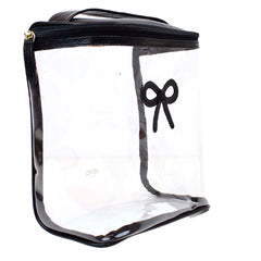 Necessaire Mami Laço Rococó Preto Liso Pronta Entrega