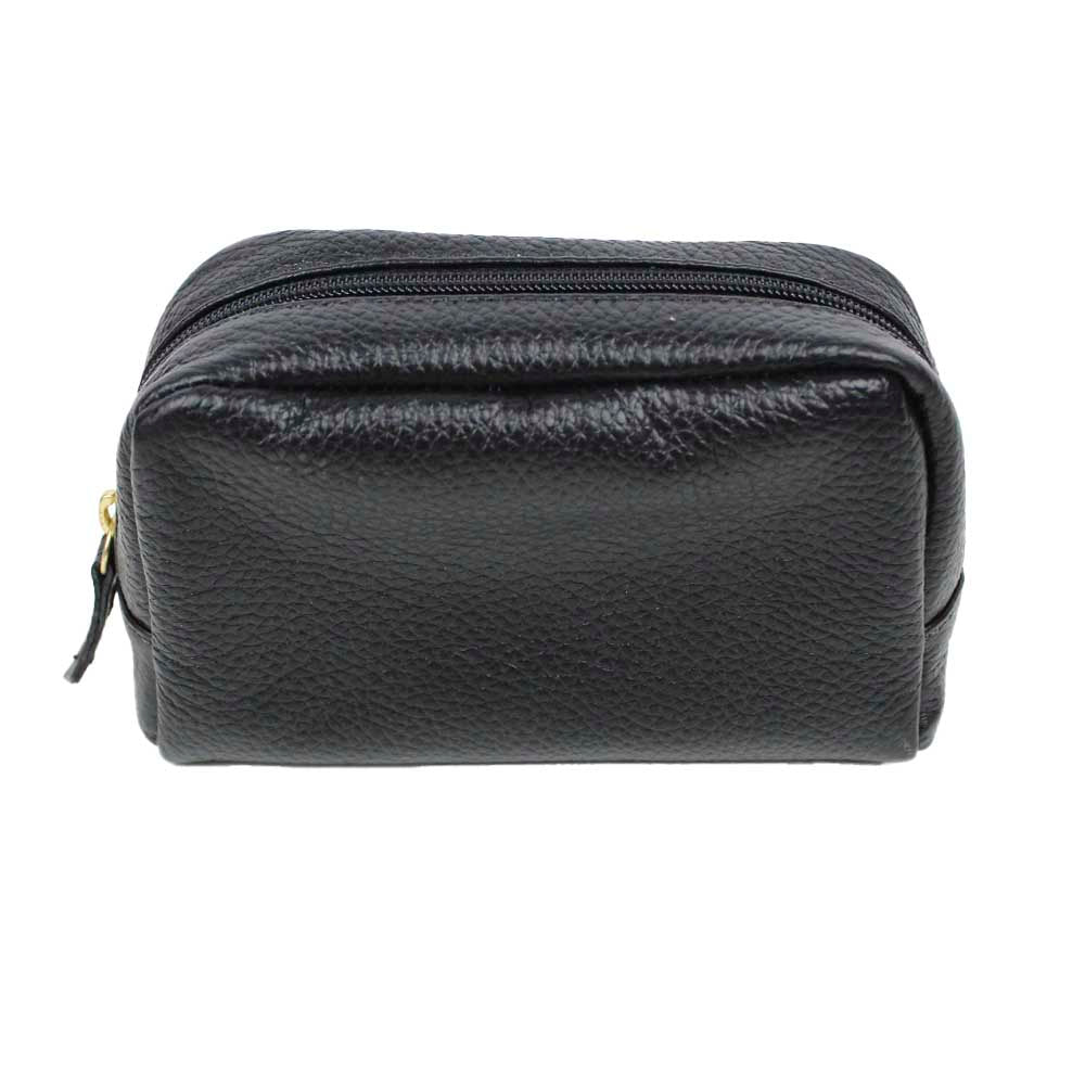 Necessaire Masculina P Preto Liso Pronta Entrega