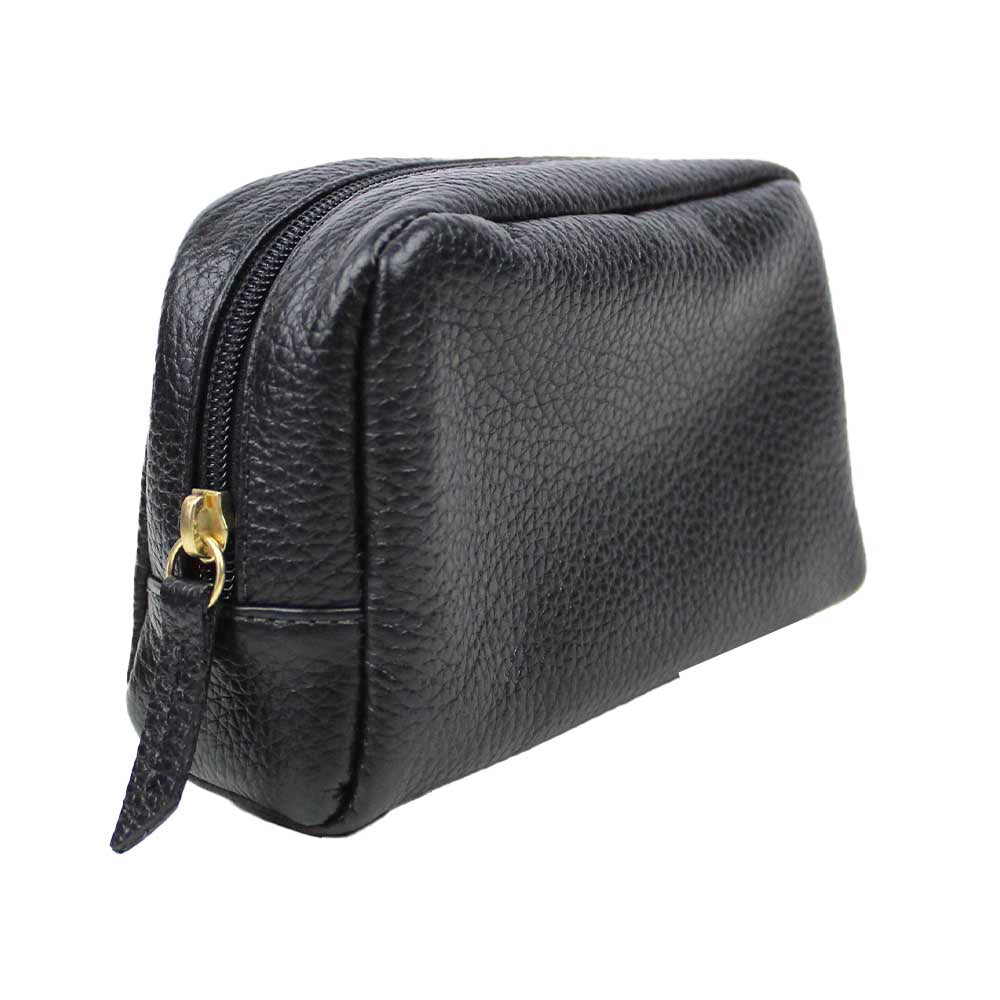Necessaire Masculina P Preto Liso Pronta Entrega