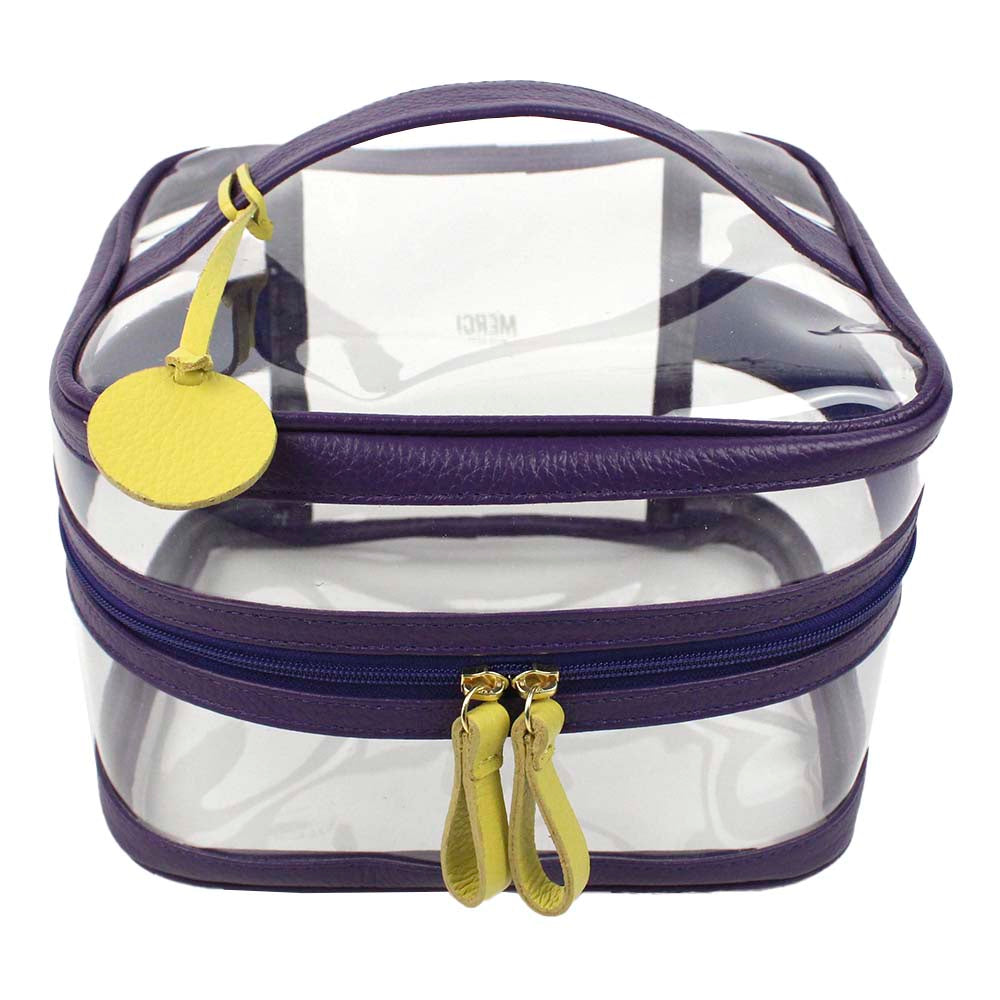 Necessaire Mya Purple com Lima Liso Pronta Entrega
