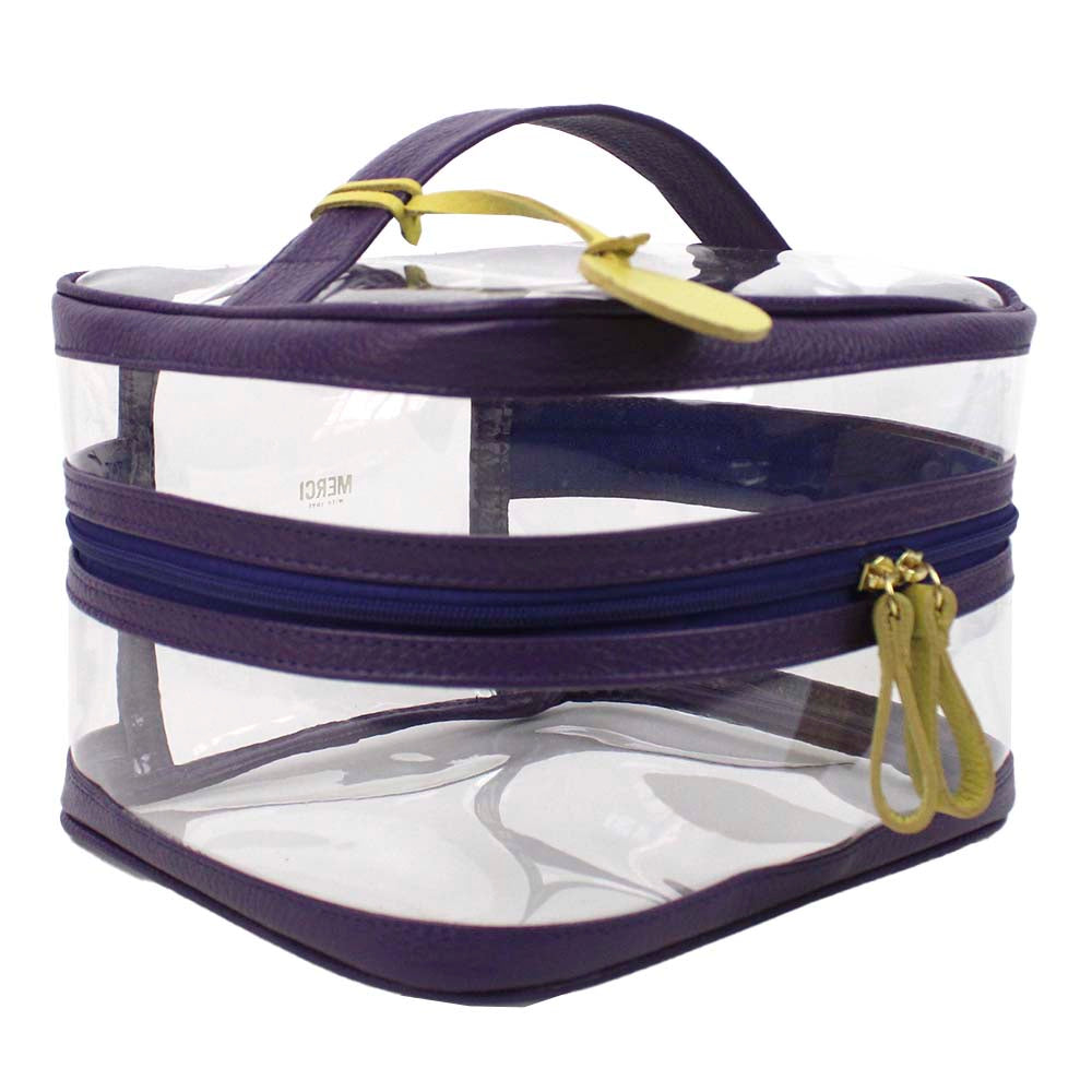 Necessaire Mya Purple com Lima Liso Pronta Entrega