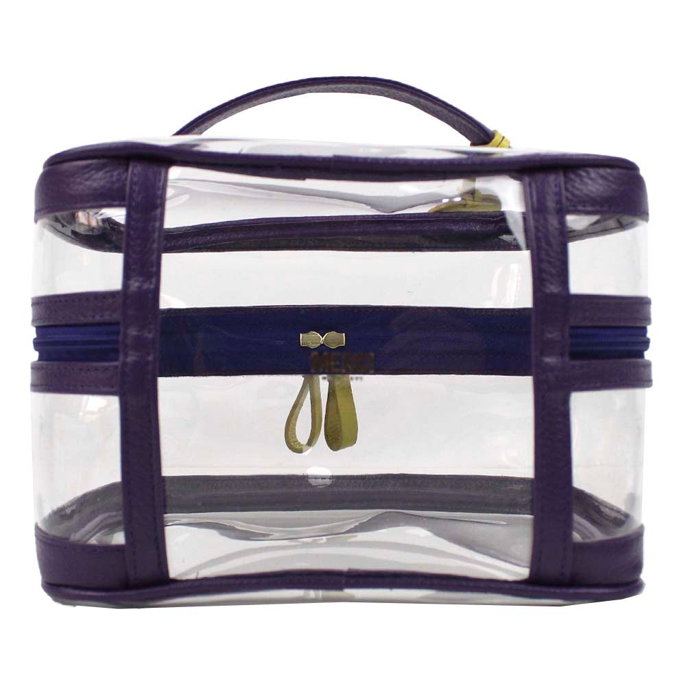 Necessaire Mya Purple com Lima Liso Pronta Entrega