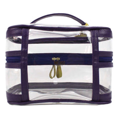 Necessaire Mya Purple com Lima Liso Pronta Entrega