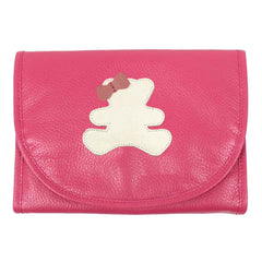 Necessaire Porta Laço Laço Little Bear Laço Chiclete com Off White Lesard e Algodão Doce Liso Pronta Entrega