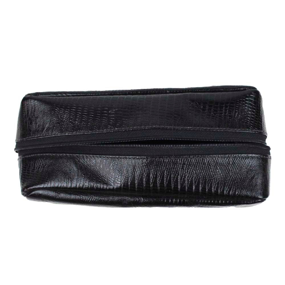 Necessaire Remédio G Preto Paris com Algodão Doce Liso e Pink Prada Pronta Entrega