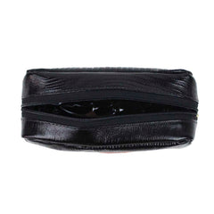 Necessaire Remédio M Preto Paris com Algodão Doce Liso e Pink Prada Pronta Entrega