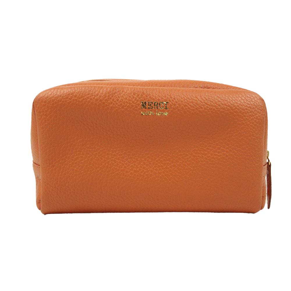 Necessaire Remédio M Tangerina Liso com Sandy e Rosa Orquídea Pronta Entrega