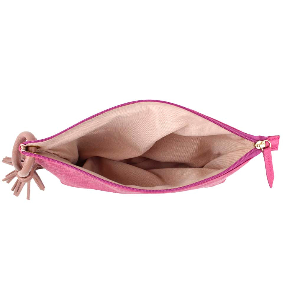 Necessaire Sandrine G Pink Prada com Algodão Doce Liso Pronta Entrega