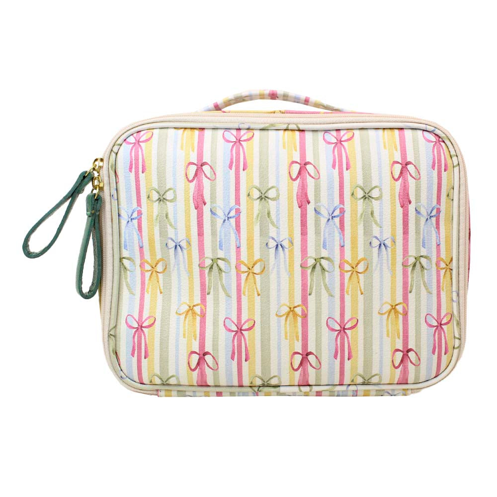 Necessaire Sarah Estampa Korea em Couro Personalizada