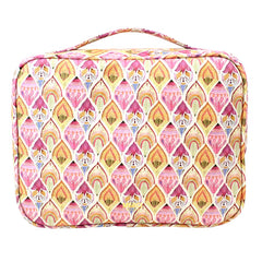 Necessaire Sarah Estampa Marrakech com Rosa Orquídea Pronta Entrega