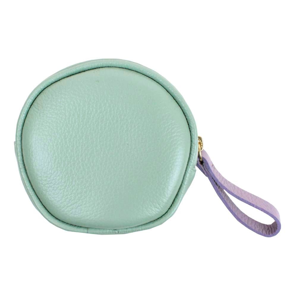Porta Carregador Menta Liso com Lilás Liso Pronta Entrega