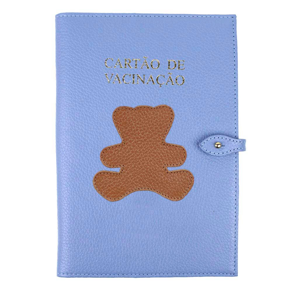 Porta Cartão De Vacina Little Bear Sky Com Caramelo Liso  Pronta Entrega