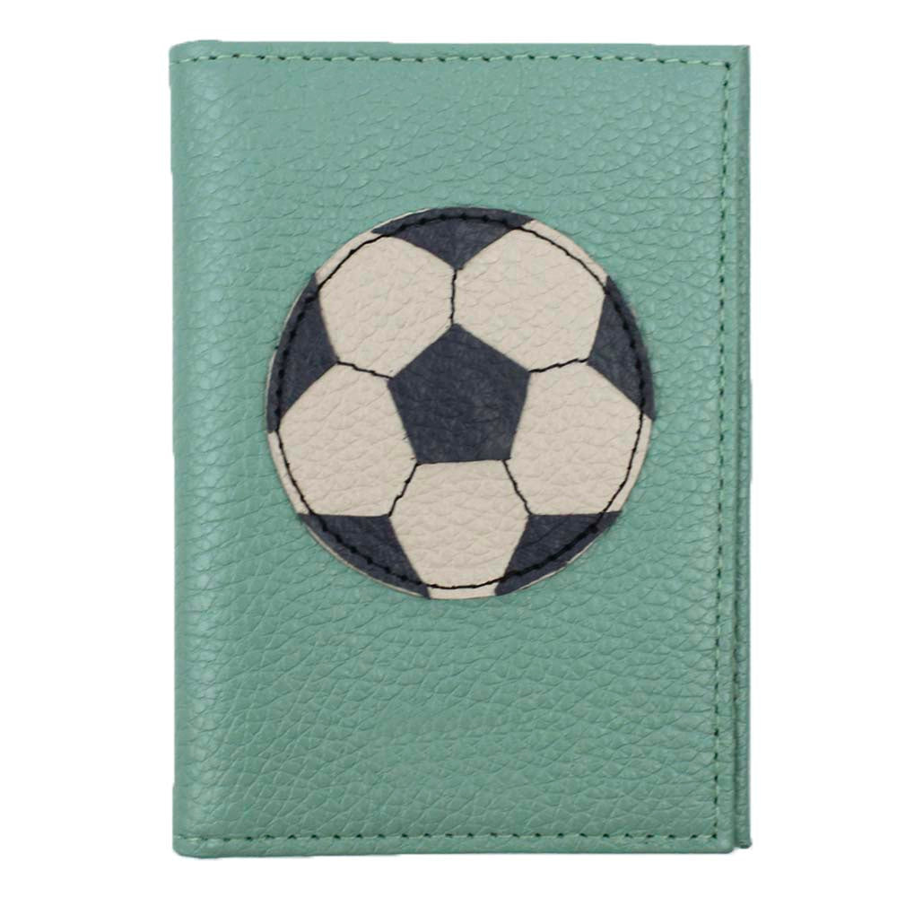Porta Identidade Bola de Futebol em Couro Personalizado