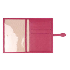 Porta Mini Certidão De Nascimento Laço Chiclete com Algodão Doce Liso Pronta Entrega