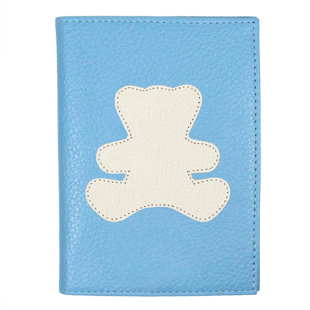 Porta Passaporte Little Bear em Couro Personalizado