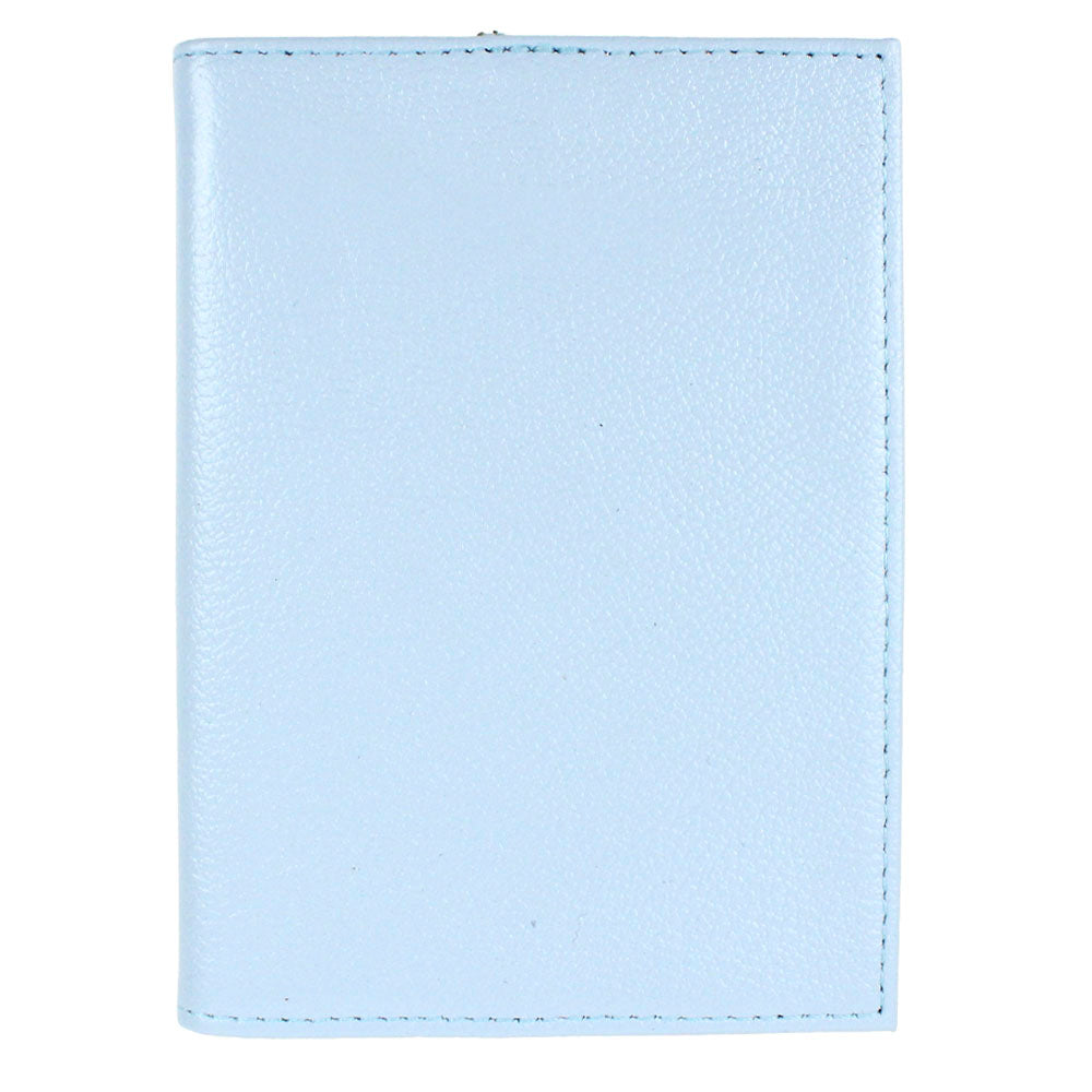 Porta Passaporte Azul Bebê Pronta Entrega
