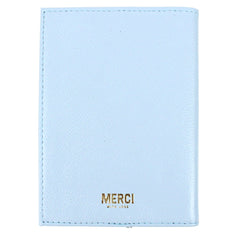 Porta Passaporte Azul Bebê Pronta Entrega