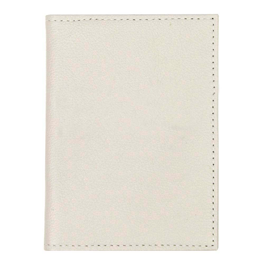 Porta Passaporte Off White Liso Pronta Entrega