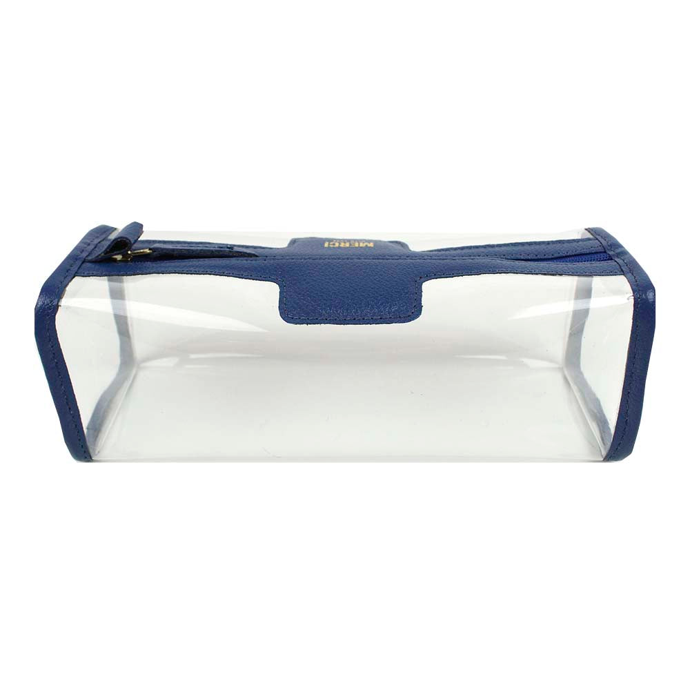 Porta Pincel Crystal Azul Safira Pronta Entrega