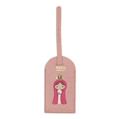 Tag de Mala Nossa Senhora em Couro Personalizada