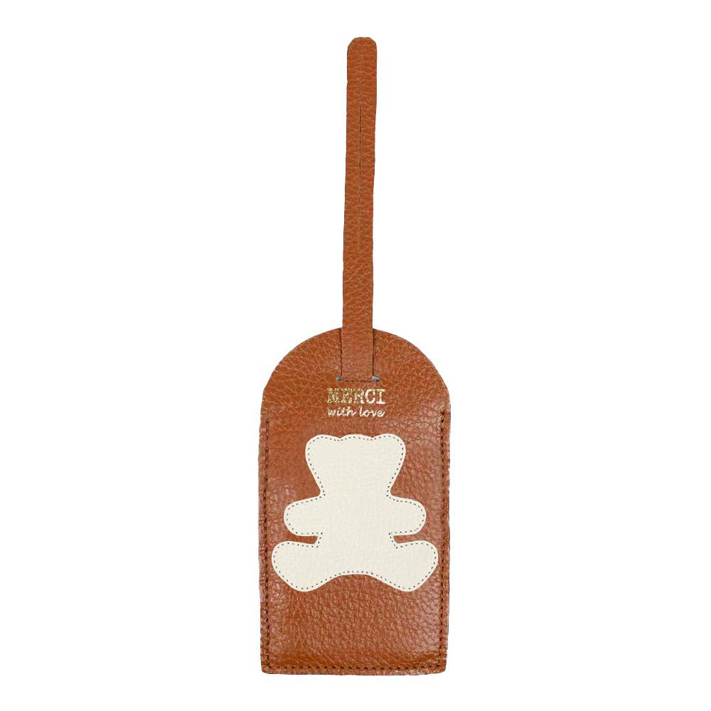 Tag de Mala Little Bear em Couro Personalizada