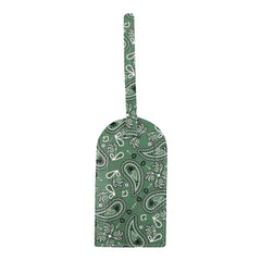 Tag de Mala Estampa Paisley em Couro Personalizada