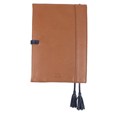 Agenda G 2026 Caramelo Liso com Marinho Liso Pronta Entrega