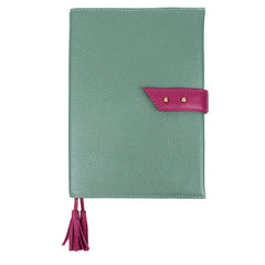 Agenda Hope 2026 Jade com Fúcsia Liso Pronta Entrega