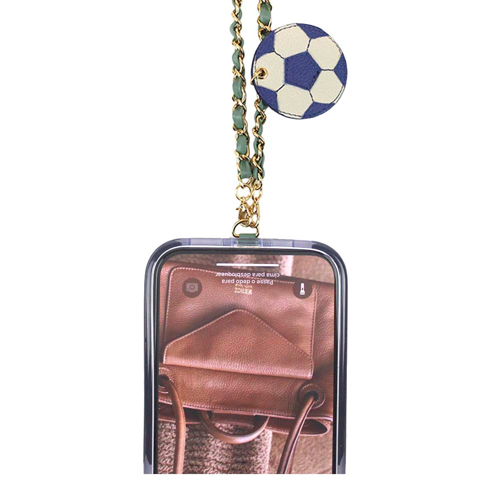 Alça para Celular Copa Corrente com Couro Personalizada