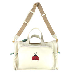 Baby Weekend Bag Joaninha em Couro