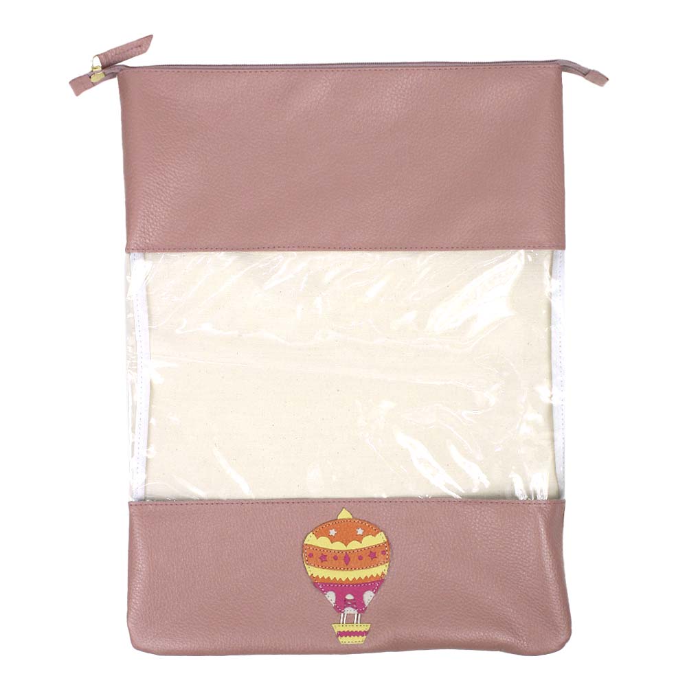 Bag Look Balão Sarah em Couro e Vinil Personalizado